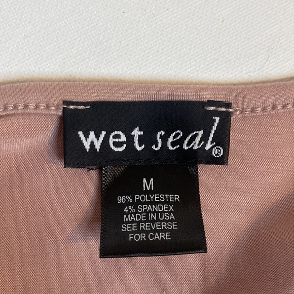 Wet Seal Bodycon Scoop Neck Silk Rib Long Tank Top Dress - Picture 5 of 5